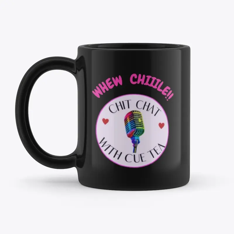 CUTIE ALL BLACK WHEW CHIIILE COFFEE MUG